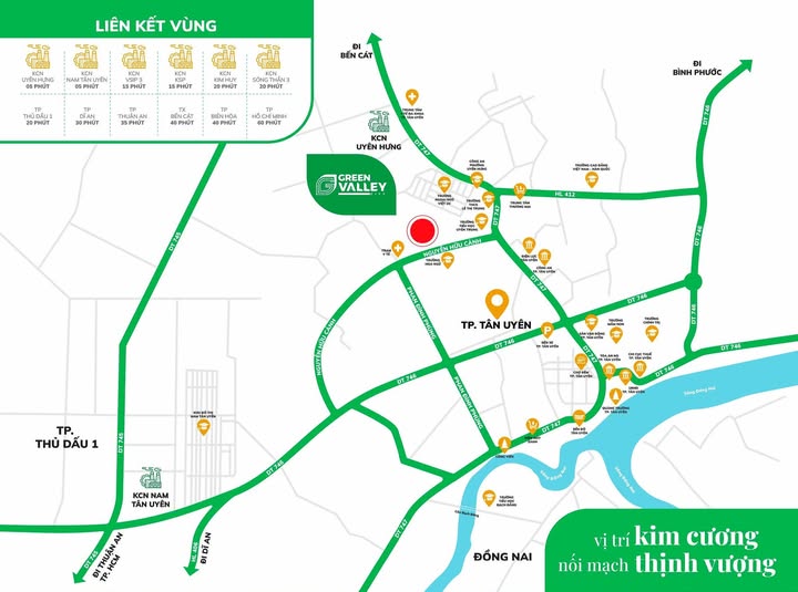 GREEN VALLEY CITY – VỊ TRÍ ĐẮC ĐỊA, TIỆN ÍCH VƯỢT TRỘI, CƠ HỘI ĐẦU TƯ SINH LỜI CAO