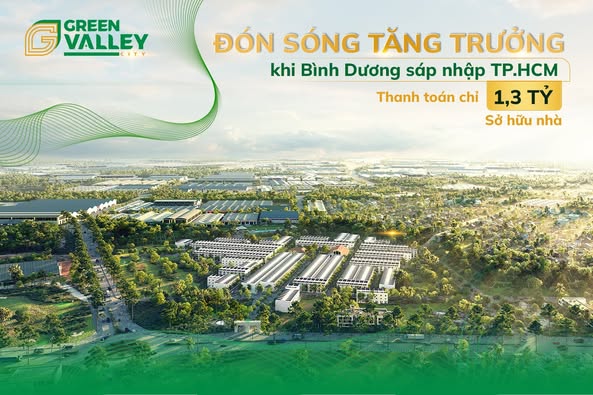 GREEN VALLEY CITY – ĐÓN SÓNG TĂNG TRƯỞNG, SỞ HỮU NHÀ PHỐ ĐẲNG CẤP